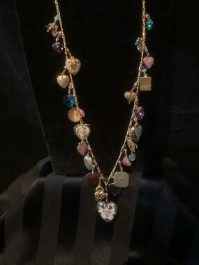 Lucy Isaac NYC Multi-Charm Heart Necklace